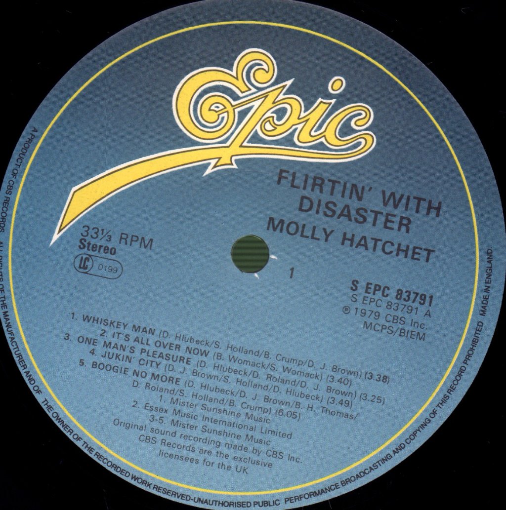 Molly Hatchet - Flirtin With Disaster - Lp