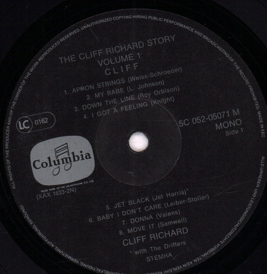Cliff Richard - Cliff - The Cliff Richard Story Vol. 1 - Lp