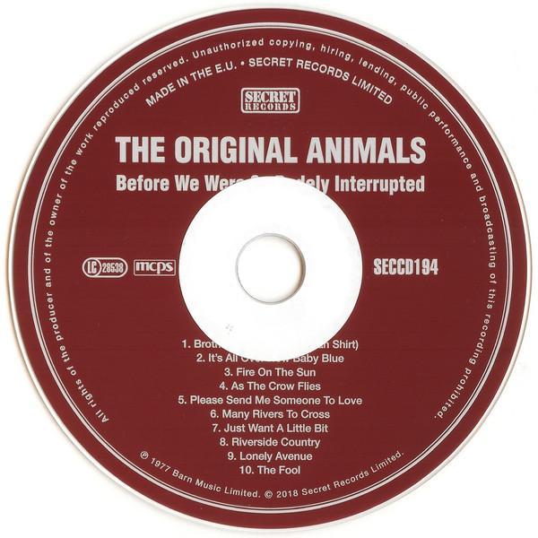 Animals - Before We Were So Rudely Interrupted - Cd