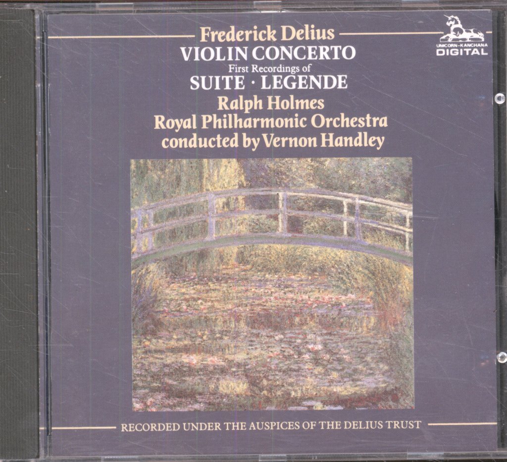 Royal Philharmonic Orchestra, Vernon Handley - Frederick Delius Violin Concerto - First Recordings Of Suite • Legende - Cd