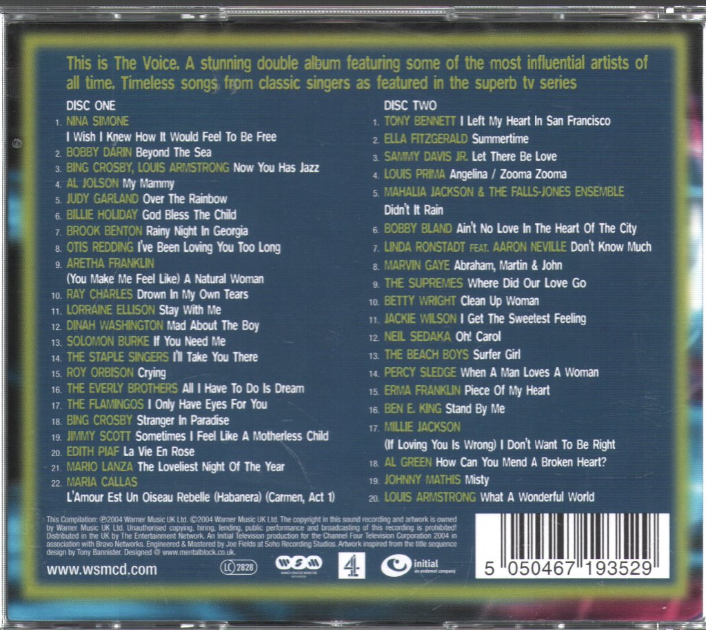 Various Artists - Voice - Double Cd
