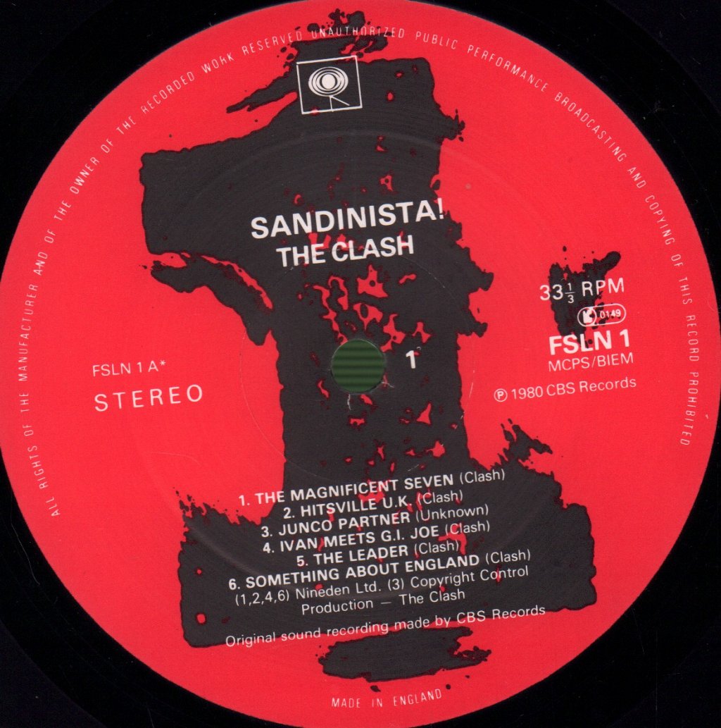 Clash - Sandinista - Triple Lp