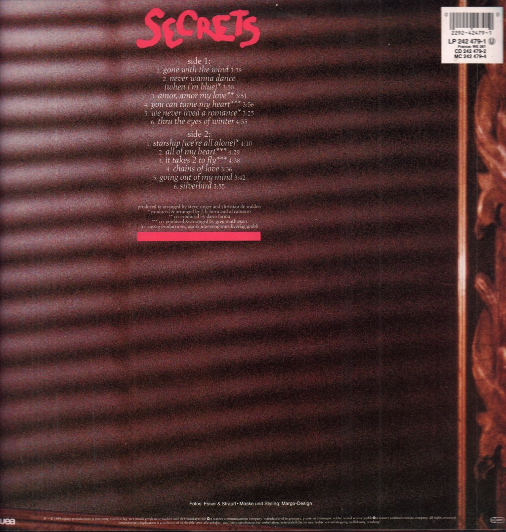 Audrey Landers - Secrets - Lp