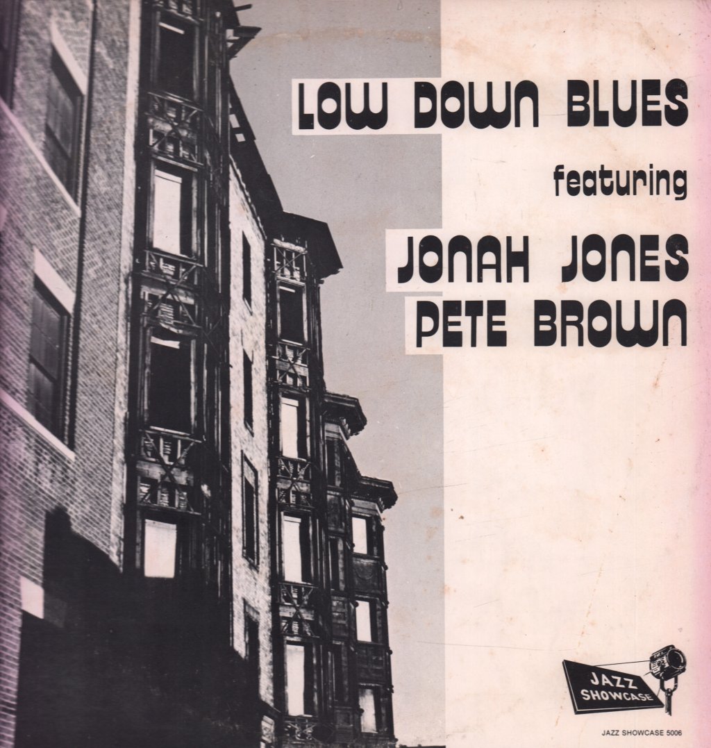 jonah jones pete brown - Low Down Blues - Lp