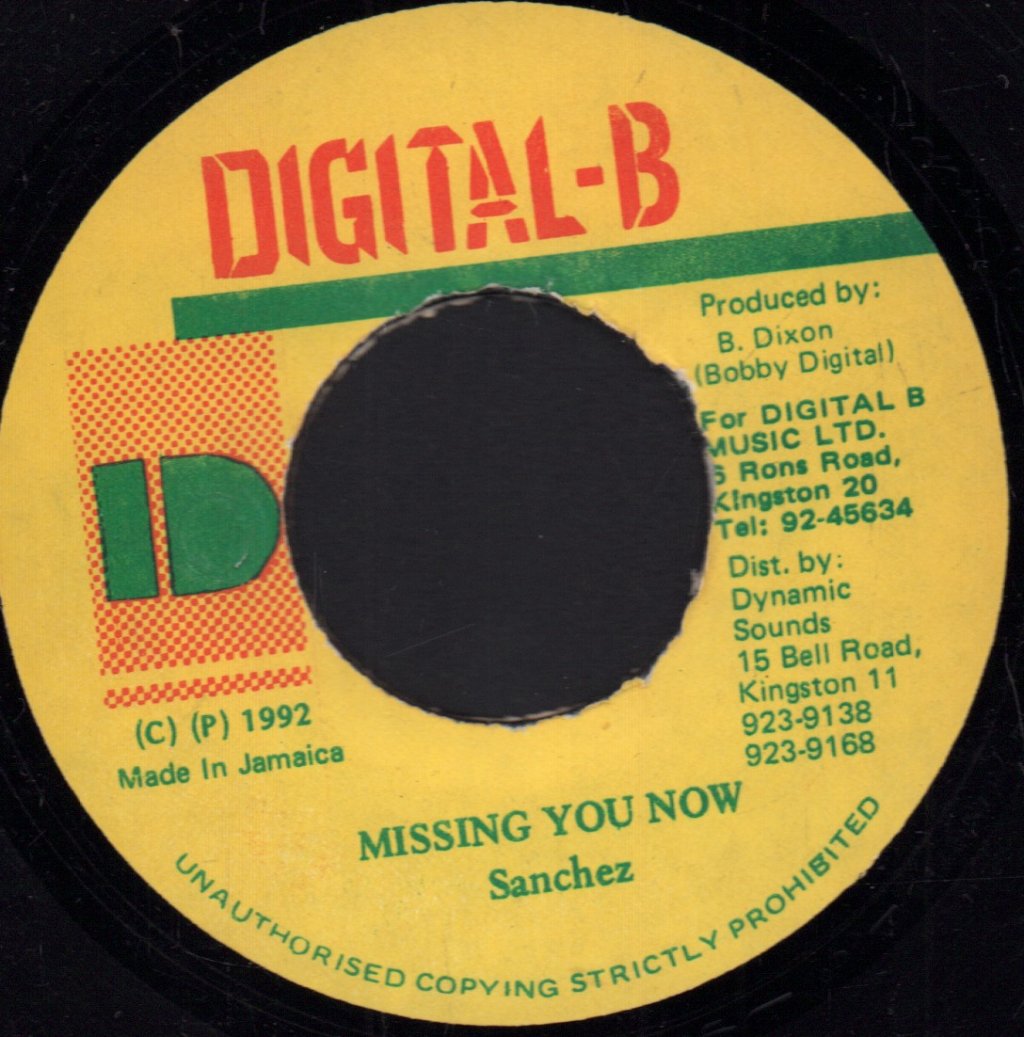 Sanchez - Missing You Now - 7 Inch