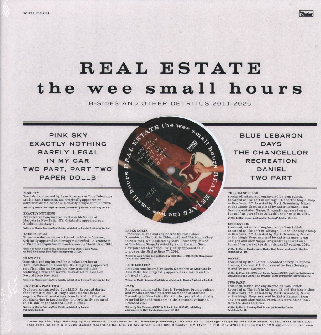 Real Estate - Wee Small Hours: B-Sides and Other Detritus 2011-2025 - Lp