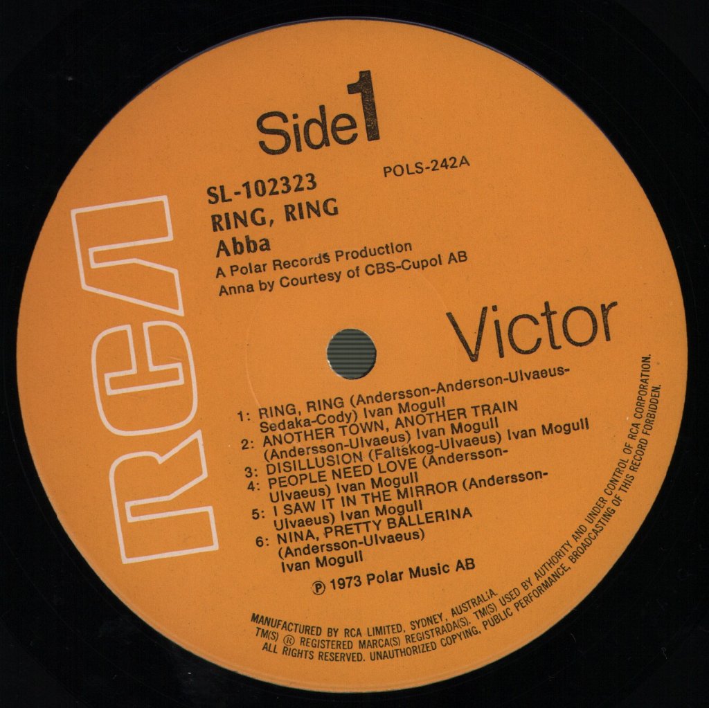 ABBA - Ring Ring - Lp