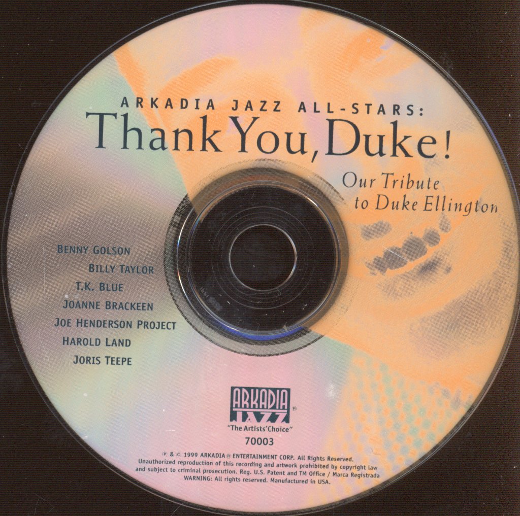 Arkadia Jazz All-Stars - Thank You, Duke! Our Tribute To Duke Ellington - Cd