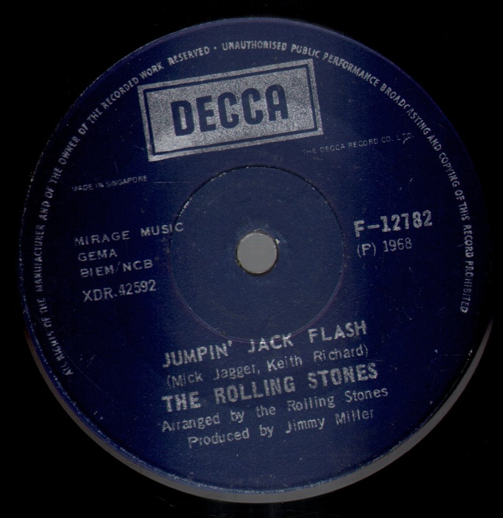 Rolling Stones - Jumpin' Jack Flash / Child Of The Moon - 7 Inch
