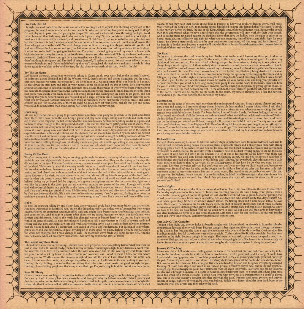 Frank Turner - Poetry Of The Deed - Lp