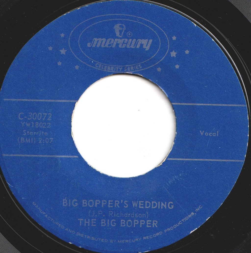 Big Bopper - Chantilly Lace / Big Bopper's Wedding - 7 Inch