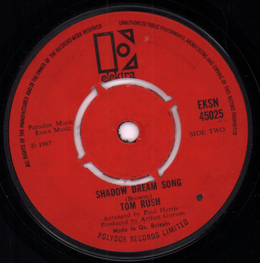 Tom Rush - No Regrets - 7 Inch