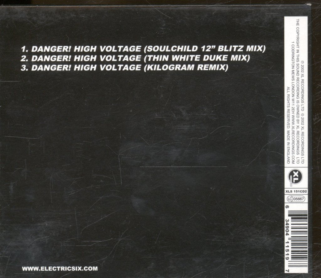 Electric Six - Danger! High Voltage - Cd