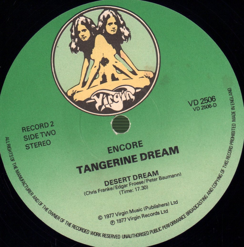 Tangerine Dream - Encore - Double Lp