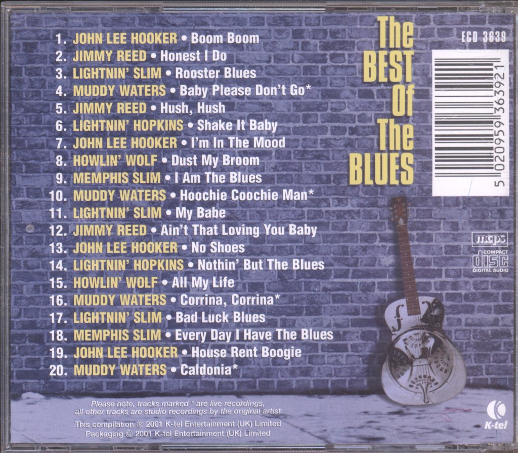 Various Artists - Best Of The Blues - Cd