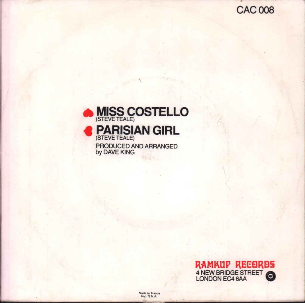 Steve Teale - Miss Costello - 7 Inch