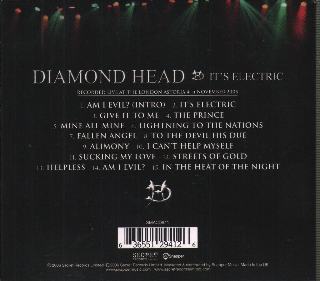 Diamond Head (Nwobhm Group) - It's Electric - Cd