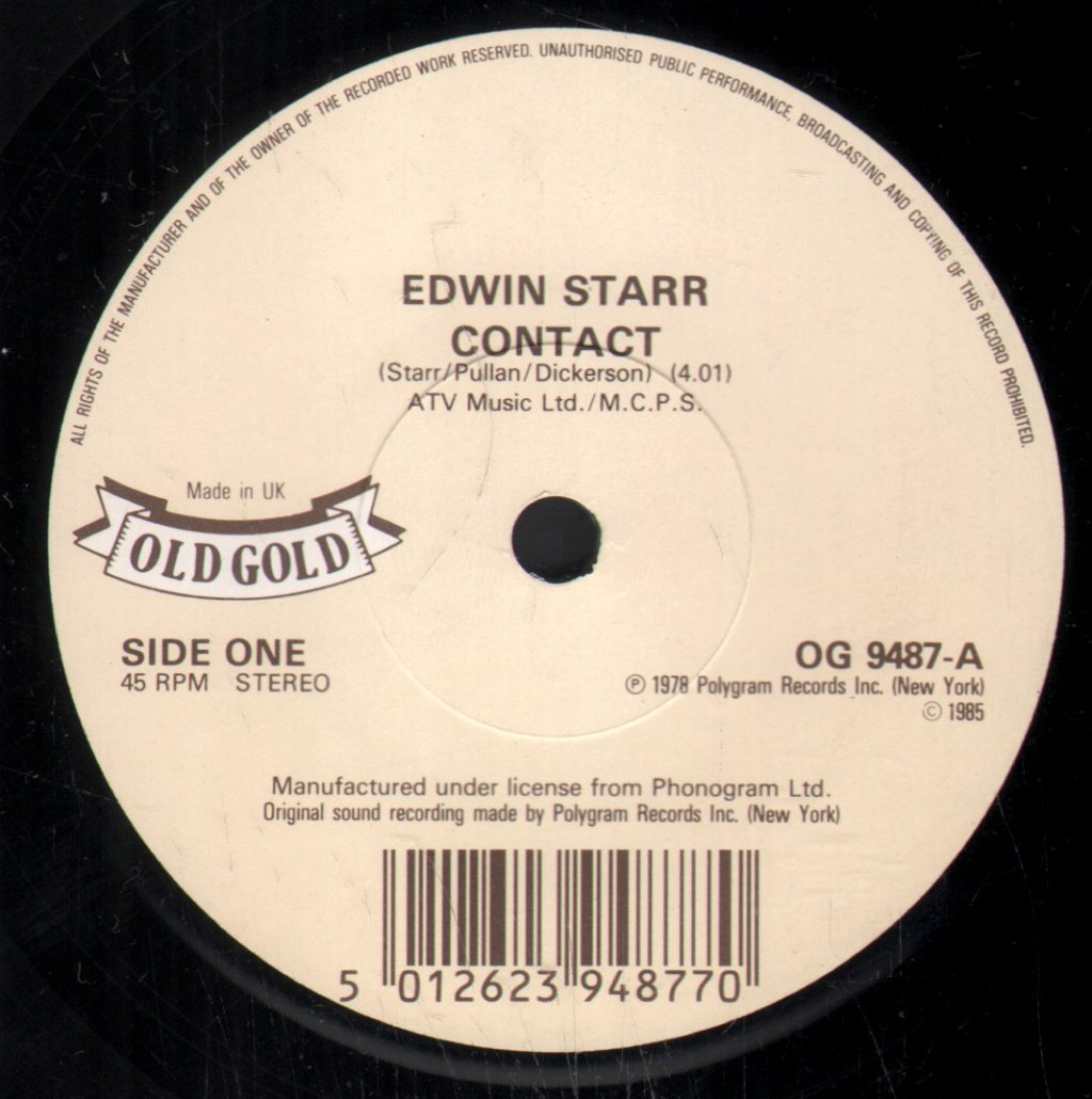 Edwin Starr/Gene Chandler - Contact / Get Down - 7 Inch
