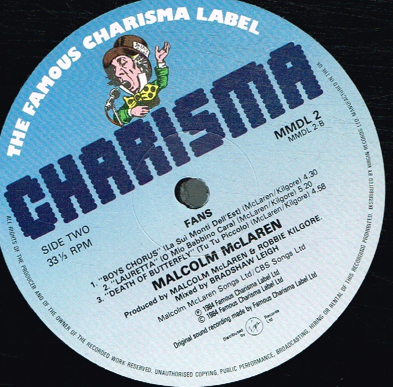 Malcolm McLaren - Fans - Lp