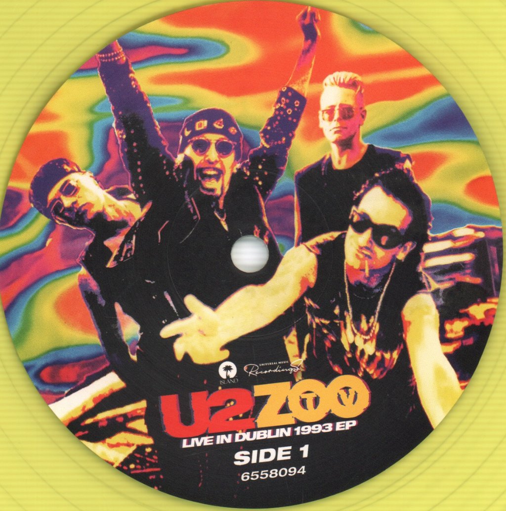 U2 - ZOO TV - Live In Dublin 1993 EP - 12 Inch