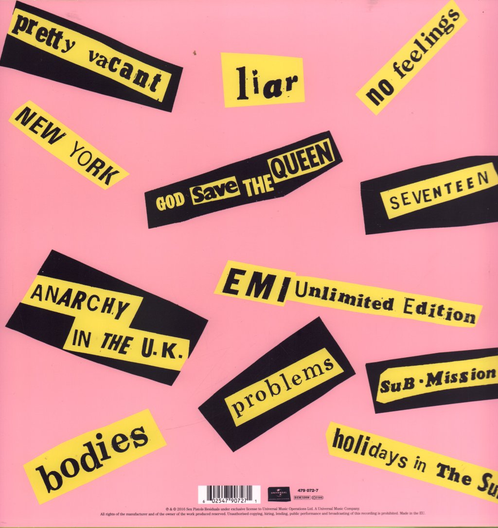 Sex Pistols - Never Mind The Bollocks Here's The Sex Pistols - Lp