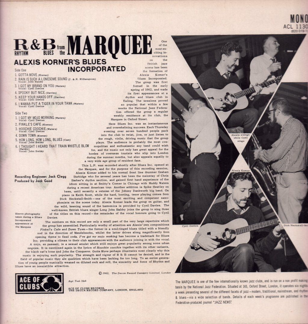 Alexis Korner - R&B From The Marque - Lp