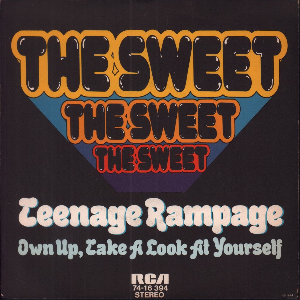 Sweet - Teenage Rampage - 7 Inch