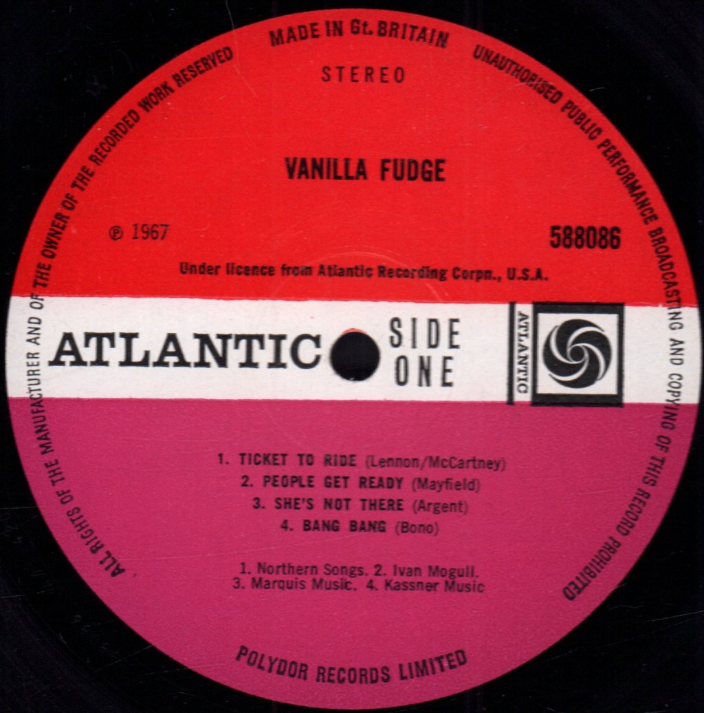 Vanilla Fudge - Vanilla Fudge - Lp