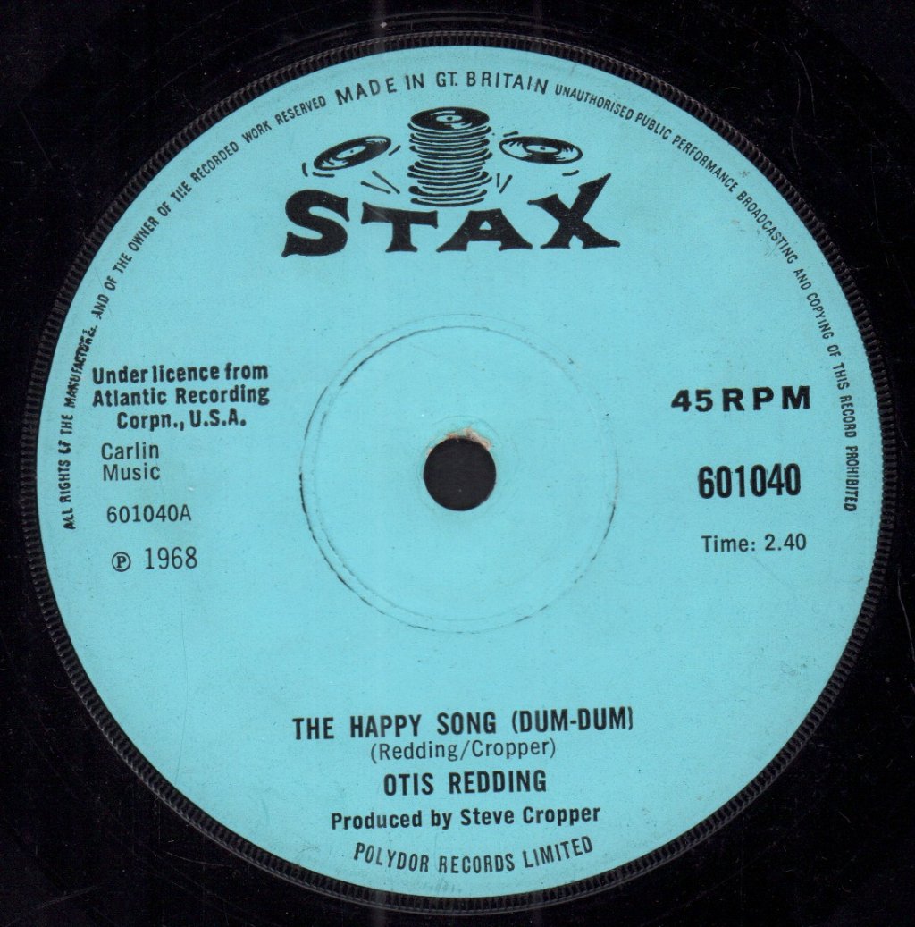 Otis Redding - Happy Song (Dum-Dum) - 7 Inch