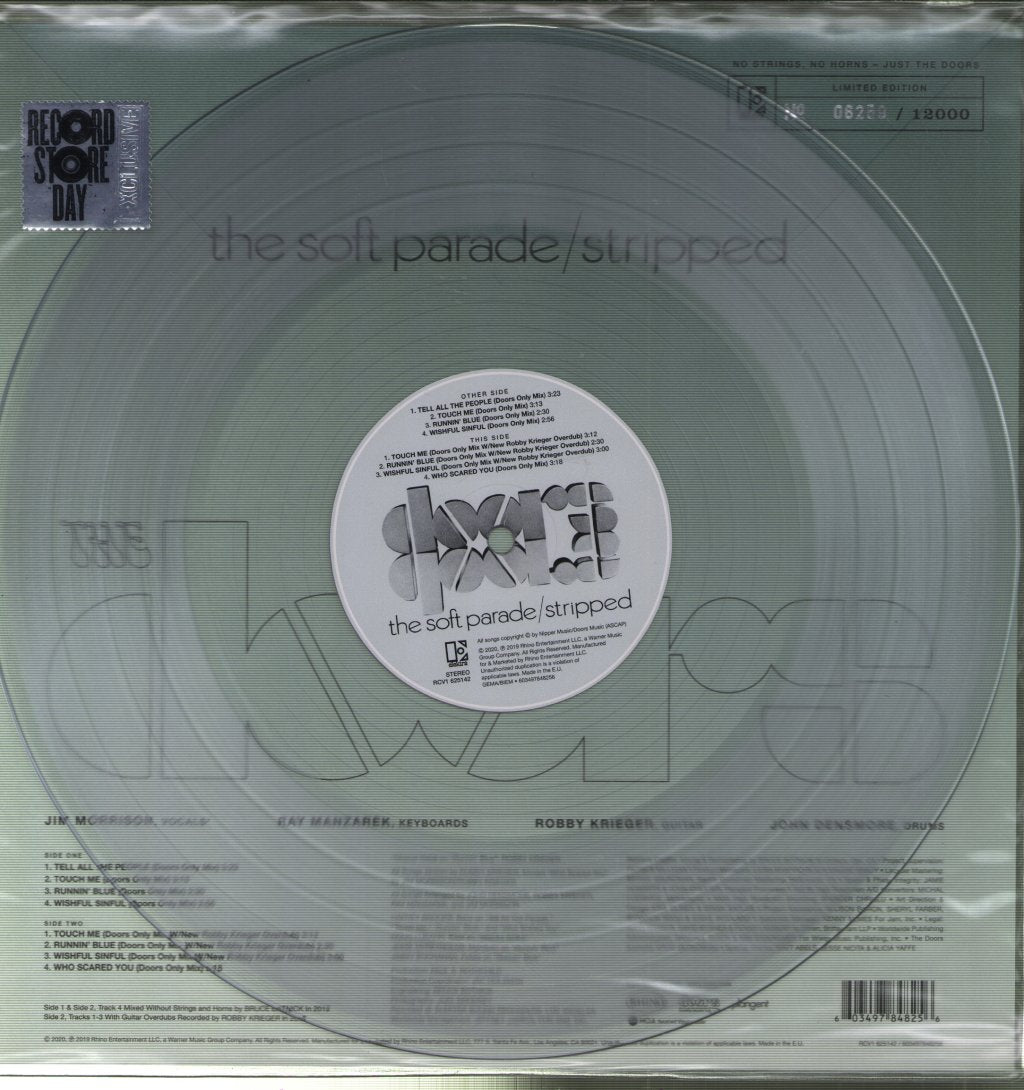 Doors - Soft Parade: Stripped Doors Only Mix (RSD2020 DROP 2) - Lp