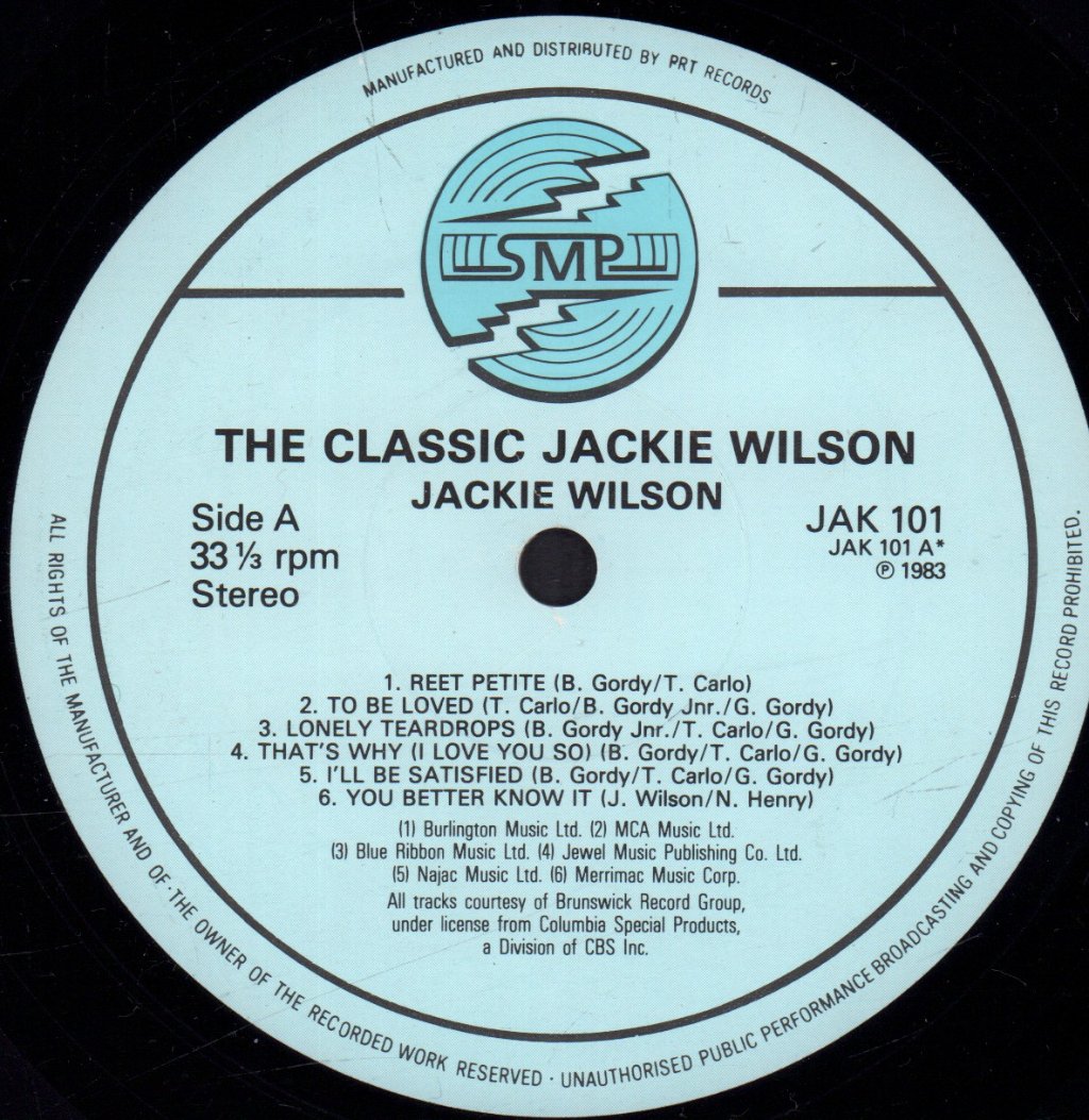 Jackie Wilson - Classic - Double Lp