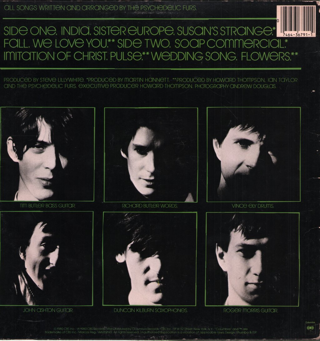 Psychedelic Furs - Psychedelic Furs - Lp