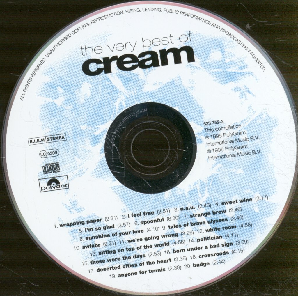 Cream - Very Best Of Cream - Cd
