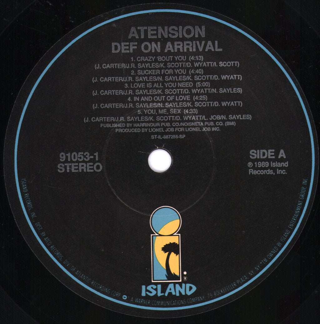 Atension - Def On Arrival - Lp