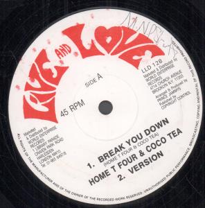 Home T Four And Coco Tea - Break You Down - 12 Inch