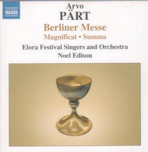 Arvo Part - Berliner Messe - Cd