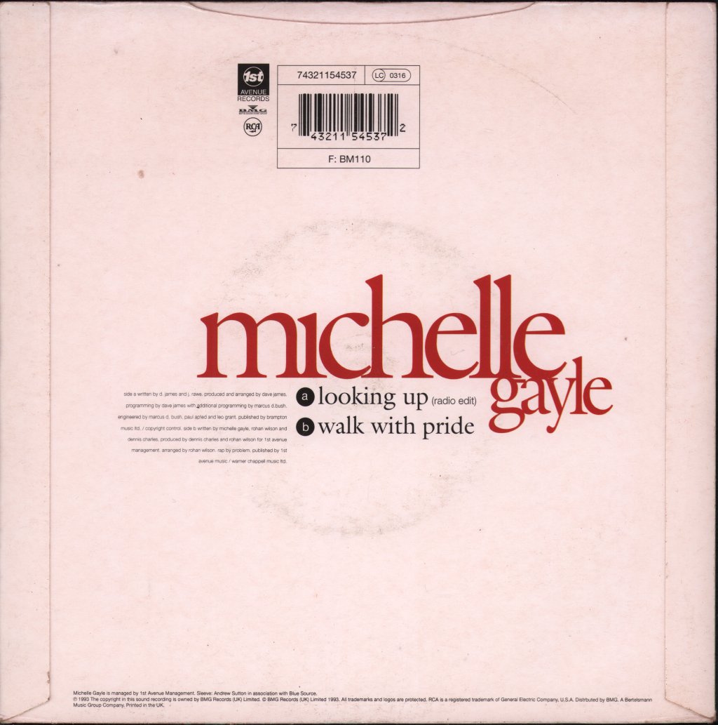 Michelle Gayle - Looking Up - 7 Inch