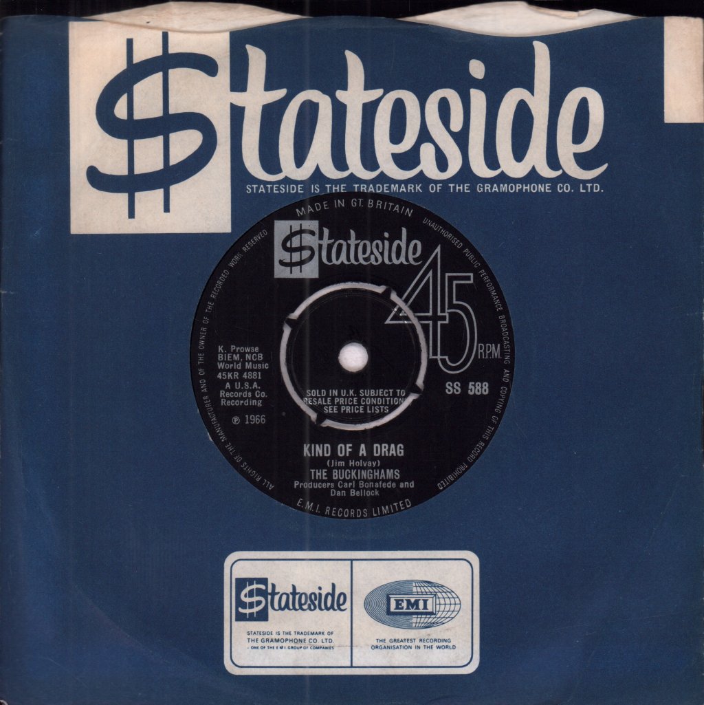 Buckinghams (Us) - Kind Of A Drag - 7 Inch