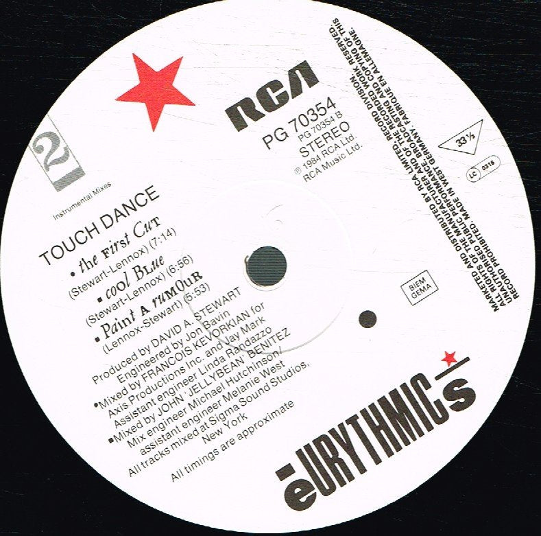 Eurythmics - Touch Dance - Lp