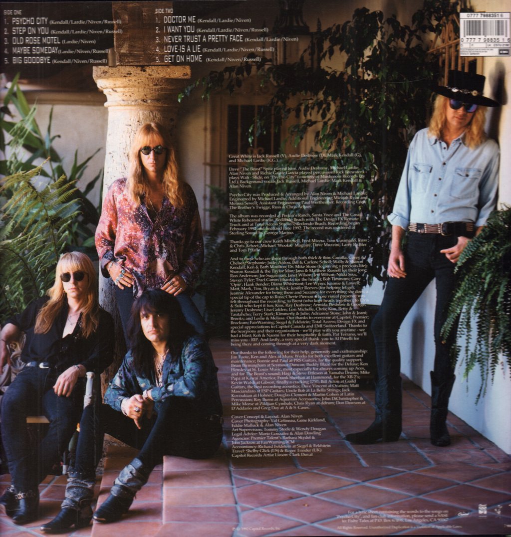 Great White - Psycho City - Lp