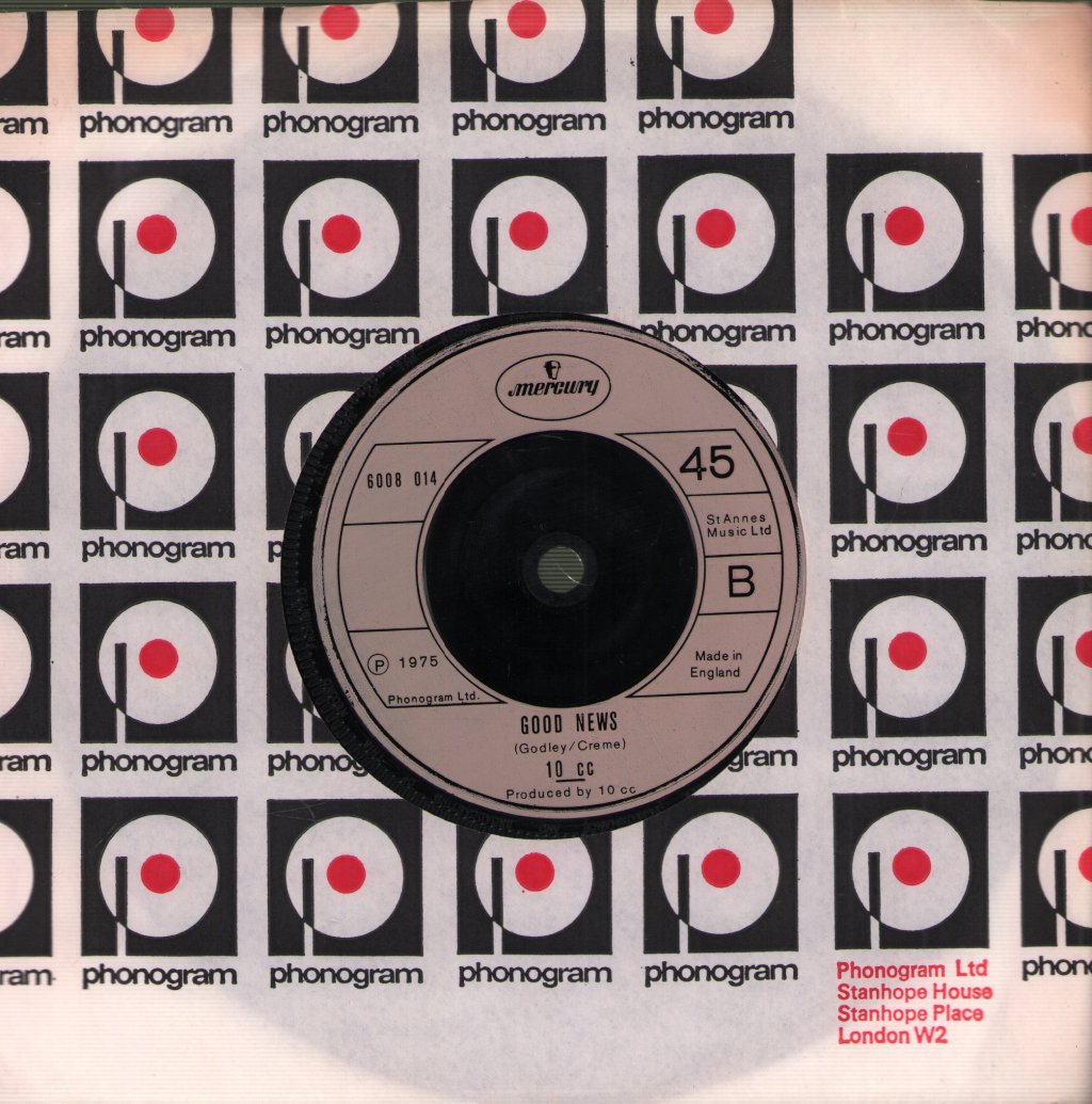 10cc - I'm Not In Love - 7 Inch