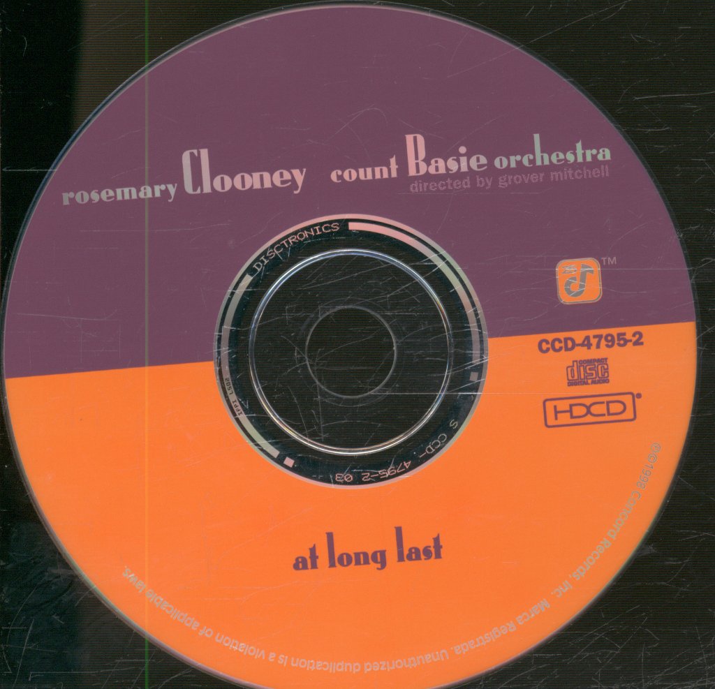 Rosemary Clooney / The Count Basie Orchestra - At Long Last - Cd
