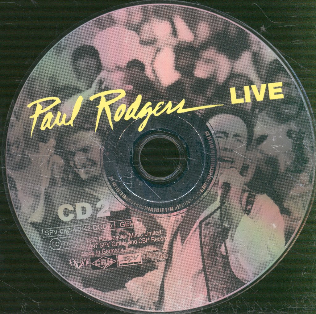 Paul Rodgers - Now & Live (The Loreley Tapes...) - Double Cd