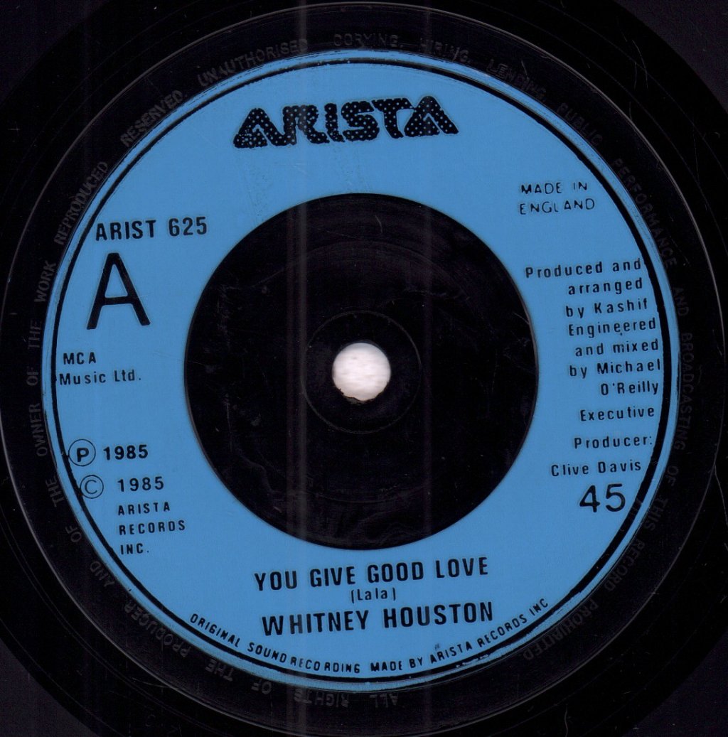 Whitney Houston - You Give Good Love - 7 Inch