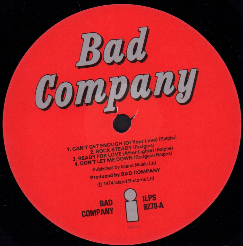 Bad Company (Rock Group) - Bad Company - Lp
