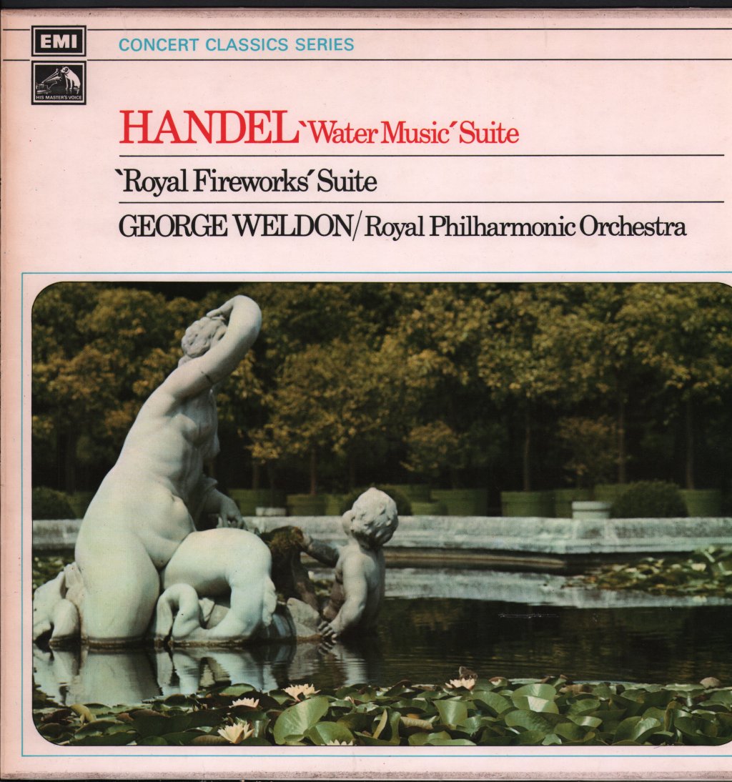 George Weldon / Royal Philharmonic Orchestra - Handel-Harty - Water Music Suite / Royal Fireworks Suite - Lp