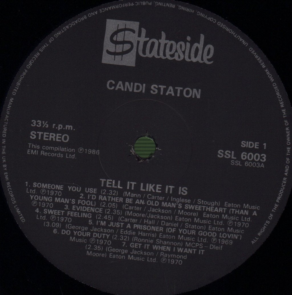 Candi Staton And Bettye Swann - Tell It Like It Is - Lp
