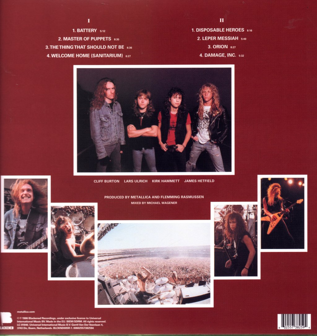 Metallica - Master of Puppets - Lp