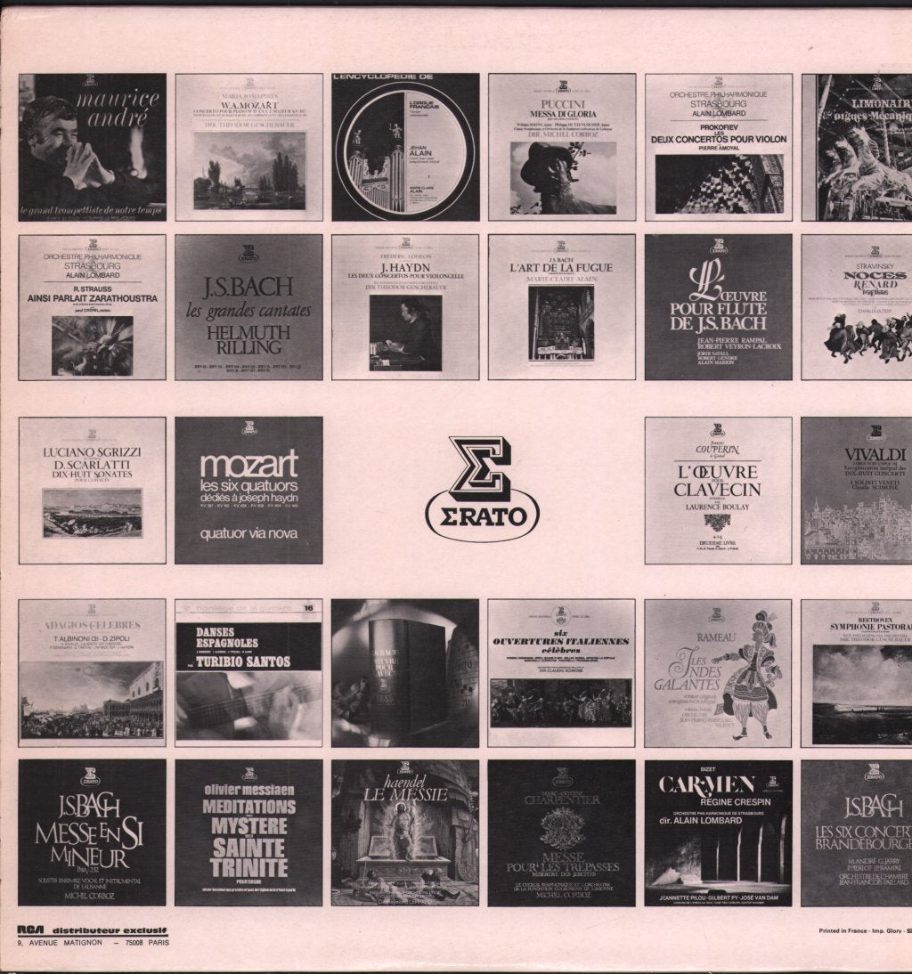 Maurice Andre / Huguette Fernandez / Orchestre De Chambre Jean-Francois Paillard - J.S.Bach - Suite En Si Mineur / Concerto Pour Violon & Trompette - Lp