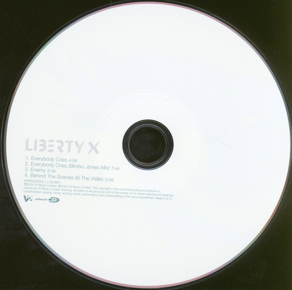 Liberty X - Everybody Cries - Cd